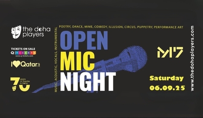 M7 Open Mic Night– by The Doha Players